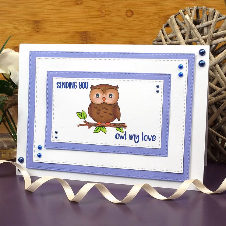 Bild 3 von For the love of...Stamps by Hunkydory - Clear Stamps Owl my Love