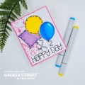 Bild 12 von Whimsy Stamps Clear Stamps - Happy Day Balloons