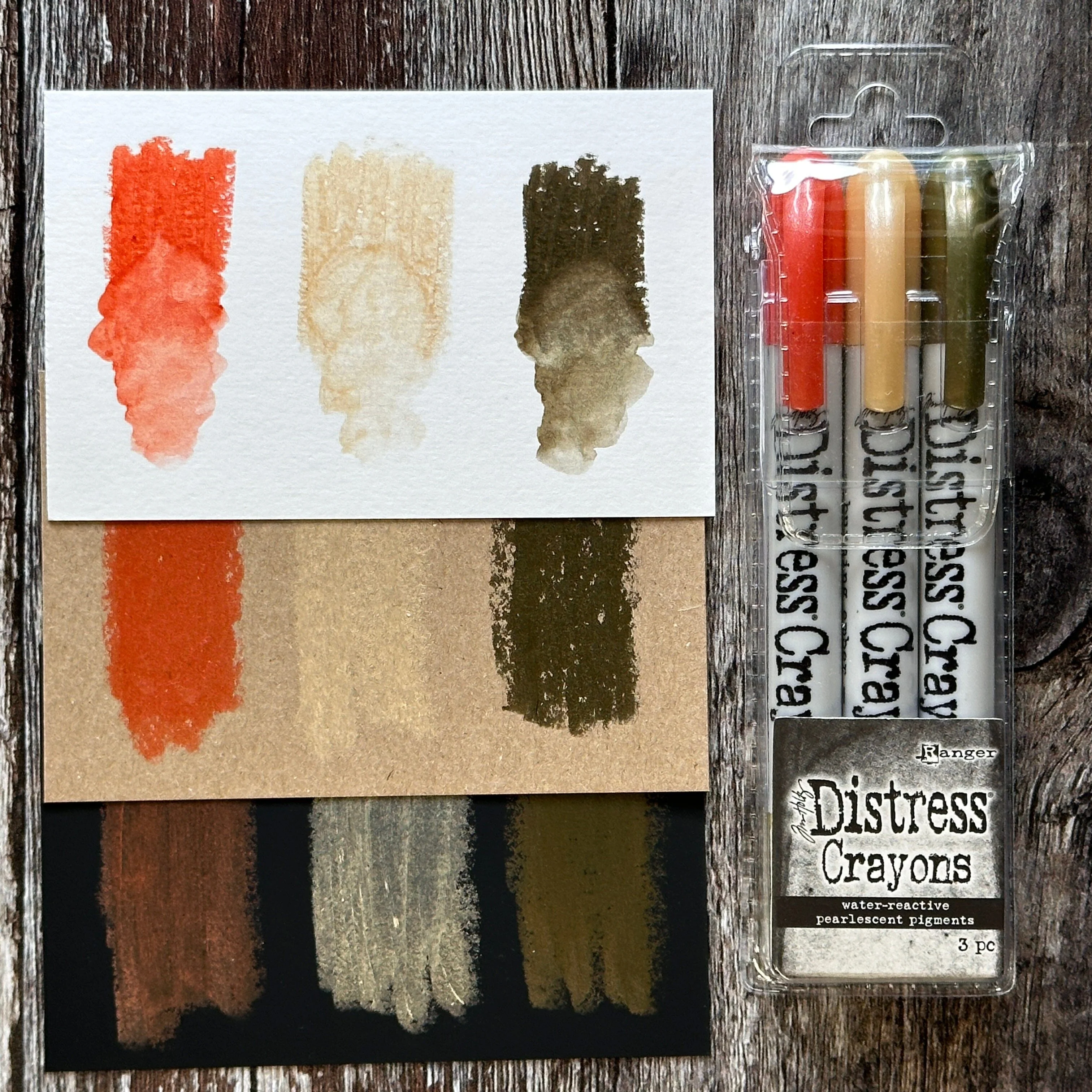 Bild 2 von Tim Holtz Distress Halloween Pearlescent Crayon Set #5