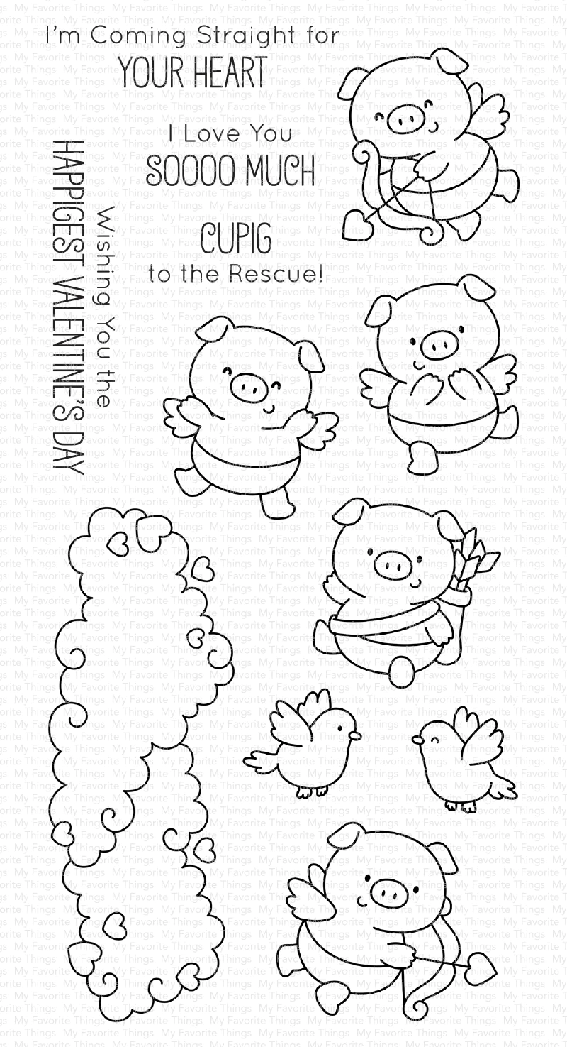 Bild 1 von My Favorite Things - Clear Stamps JB Cupigs - Schweinchen