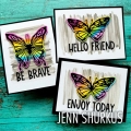 Bild 4 von Sizzix Thinlits Die by Tim Holtz - Stanzschablone - Vault Scribbly Butterfly