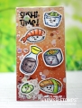 Bild 2 von Whimsy Stamps Clear Stamps - Sushi Time
