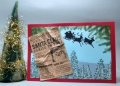 Bild 2 von StempelBar Stempelgummi Weihnachtsmann mit Schlitten - Silhouette