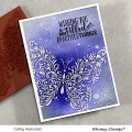 Bild 6 von Whimsy Stamps Rubber Cling Stamp  - Elegant Butterfly - Schmetterling