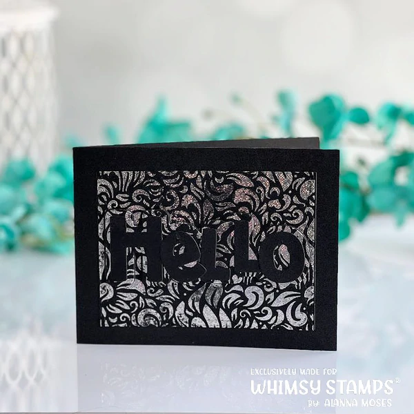 Bild 11 von Whimsy Stamps - Floral A2 Hot Foil Plates