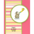 Bild 4 von Stampendous Perfectly Clear Stamps Celebrate Friends - House Mouse Partyfreunde