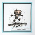 Bild 5 von Cosmic Shimmer Pre Cut Stamp - Gummistempel - Andy Skinner Bot-ology Rainy Day