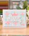 Bild 10 von Waffle Flower Postage Collage Gifts Stencil - Stencilschablone 