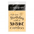 For the love of...Stamps by Hunkydory - Sunshine & Rainbows