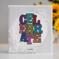 Bild 7 von Creative Expressions Big Bold Words Celebrate Craft Die & Stamp Set - Stanze & Stempel