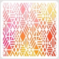 A Colorful Life Designs Stencils - Intricate Diamonds