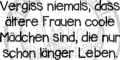 StempelBar Stempelgummi Vergiss niemals
