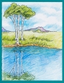 Bild 2 von Stampendous Cling Stamps Scenic Meadow - Stempelgummi