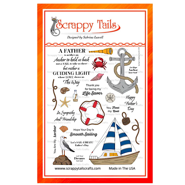 Bild 1 von Scrappy Tails Clear Stamp-Set  - Set Sail Stamp