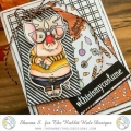 Bild 3 von The Rabbit Hole Designs Clear Stamps - Hoggy Holidays - Weihnachten Schwein