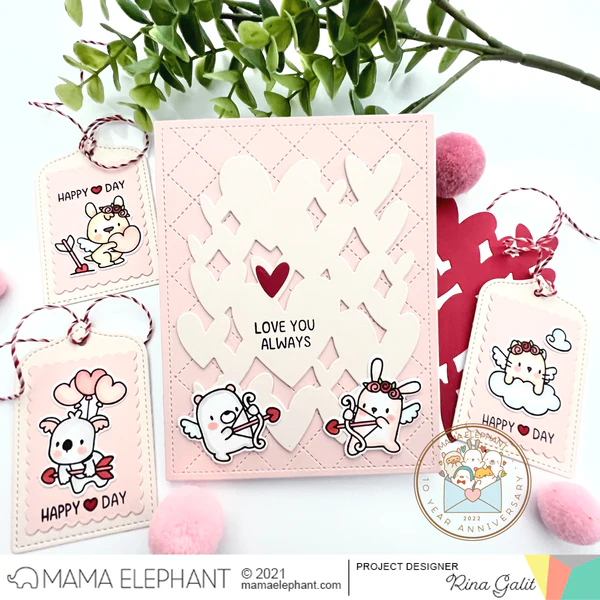 Bild 3 von Mama Elephant - Clear Stamps LOVE CUPIDS