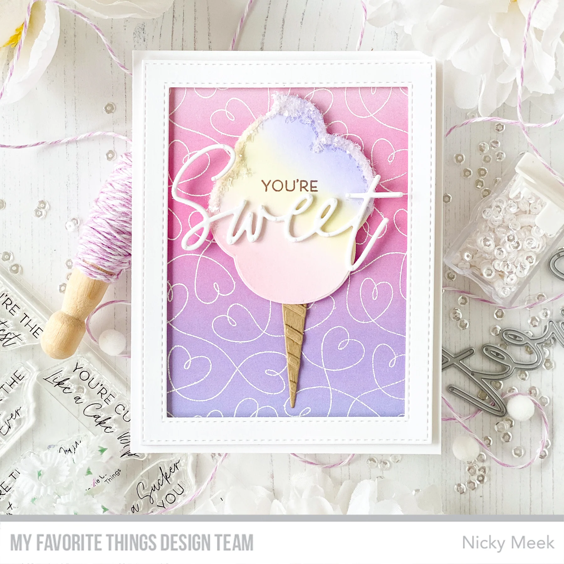 Bild 3 von My Favorite Things - Cotton Candy Cone Die-namics - Stanze Zuckerwatte