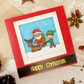 Bild 2 von For the love of...Stamps by Hunkydory - Happy Town Clear Stamp - Mr & Mrs Claus