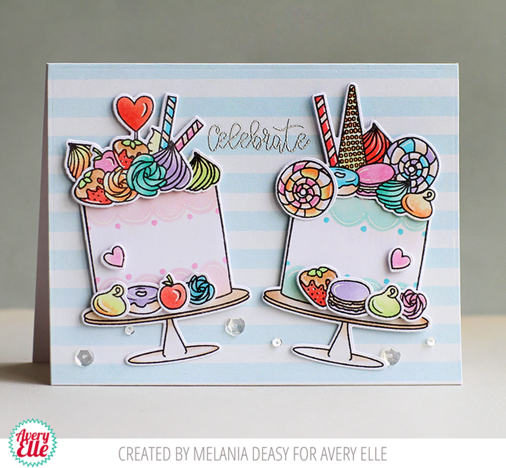 Bild 3 von Avery Elle Clear Stamps - A Cake For All Seasons - Kuchen