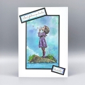 Bild 19 von Cosmic Shimmer Pre Cut Stamp - Gummistempel - Andy Skinner Blowing Bubbles