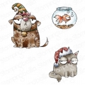 Gummistempel Stamping Bella Cling Stamp ODDBALL CHRISTMAS PETS