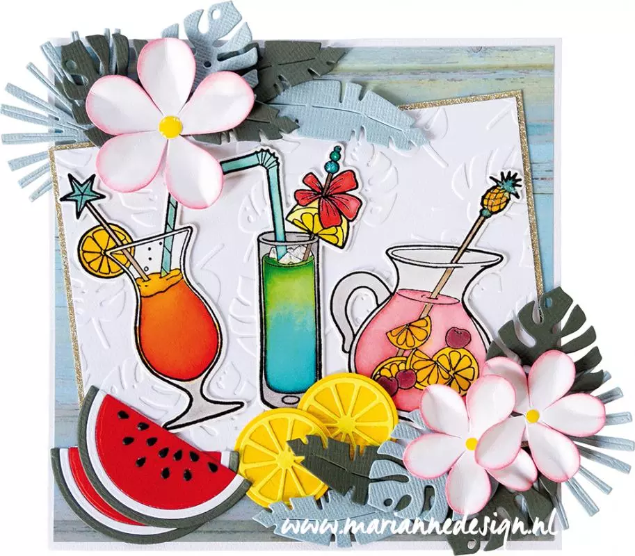 Bild 2 von Marianne Design - HETTY'S SUMMER - COCKTAILS- Stempel und Stanzen