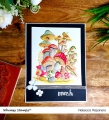 Bild 3 von Whimsy Stamps Rubber Cling Stamp  - Mushroom Mash Up Gummistempel  Pilze