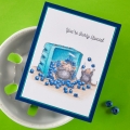 Bild 3 von Spellbinders Blueberry Buddies Cling Rubber Stamp Set - House Mouse Stempelgummi