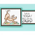 Bild 2 von Stampendous Cling Stamps Yoga Crazy - Stempelgummi Yoga Crazy