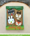 Bild 5 von Lawn Fawn Cuts  - Stanzschablone Tiny Gift Box Raccoon and Fox add-on Waschbär Fuchs