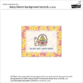 Bild 8 von Lawn Fawn Lawn Clippings Stencils - Schablone daisy bloom background stencils