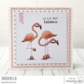 Bild 3 von Gummistempel Stamping Bella Cling Stamp ODDBALL FLAMINGOS