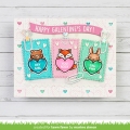 Bild 2 von Lawn Fawn Clear Stamps - critter conversation hearts