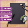 Bild 2 von Crafter's Companion - Crafters Companion Matt Black A4 Cardstock  - Karton schwarz