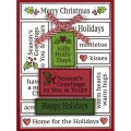 Bild 2 von Stampendous Cling Stamps Slim Boxed Holiday - Stempelgummi Weihnachten