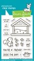Bild 1 von Lawn Fawn Clear Stamps - backyard bird feeder add-on