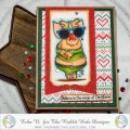 Bild 4 von The Rabbit Hole Designs Clear Stamps - Hoggy Holidays - Weihnachten Schwein