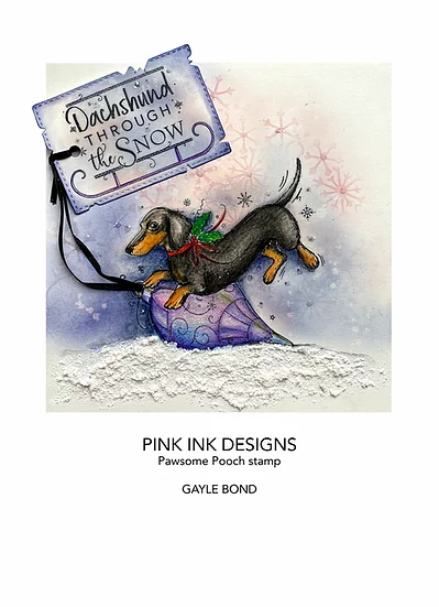 Bild 6 von Pink Ink Designs - Stempel  Pawsome Pooch - Weihnachten Hunde