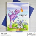 Bild 6 von Gummistempel Stamping Bella Cling Stamp ODDBALL FAIRYTALE DRAGON FLYING