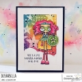Bild 2 von Gummistempel Stamping Bella Cling Stamp ODDBALL GIRL POWER RUBBER STAMP