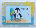 Bild 6 von Whimsy Stamps Clear Stamps  - Penguin Life's a Beach - Pinguine am Strand