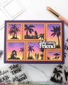 Bild 4 von Waffle Flower Postage Collage Tropical Sunset Stamp Set - Stempel-Set