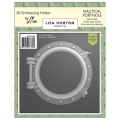 LISA HORTON - 3D Prägefolder und Stanze - Nautical Porthole