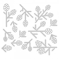 Bild 2 von Sizzix Thinlits Die by Tim Holtz - Stanzschablone - Pine Patterns