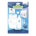 Hunkydory - Moonstone Dies - Happy Town - Stanz-Set Gingerbread House Gift Bag