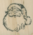 Gummistempel Santa Claus