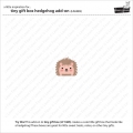 Bild 4 von Lawn Fawn Cuts  - Stanzschablone Tiny Gift Box Hedgehog add-on