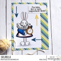 Bild 3 von Gummistempel Stamping Bella Cling Stamp ODDBALL WHITE RABBIT RUBBER STAMP