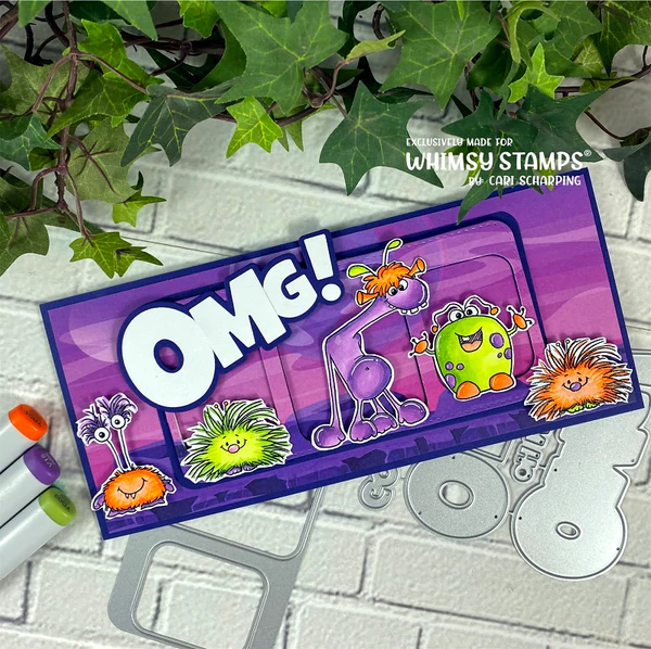 Bild 7 von Whimsy Stamps Clear Stamps - Monster Moods 
