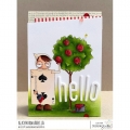 Bild 4 von Gummistempel Stamping Bella Cling Stamp ODDBALL PAINTING THE ROSES RED (ALICE IN WONDERLAND COLLECTI